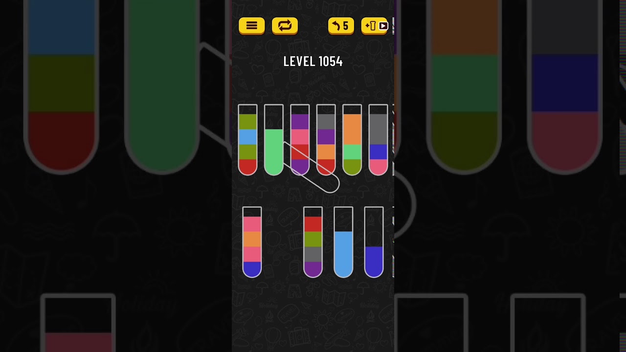 Water Sort Puzzle Level 1054 Walkthrough Solution Android/iOS 💦