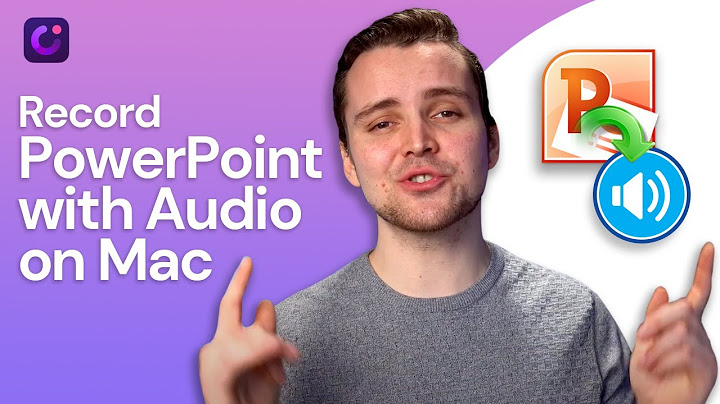 How to video record yourself presenting a powerpoint mac