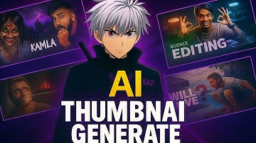 How to Make a Thumbnail Using AI in 1 Minute (Super Easy Tutorial)||MySelfKagy 