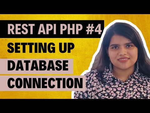 Setting up Database connection for the Rest API