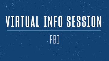 Virtual Info Session | FBI Info Session