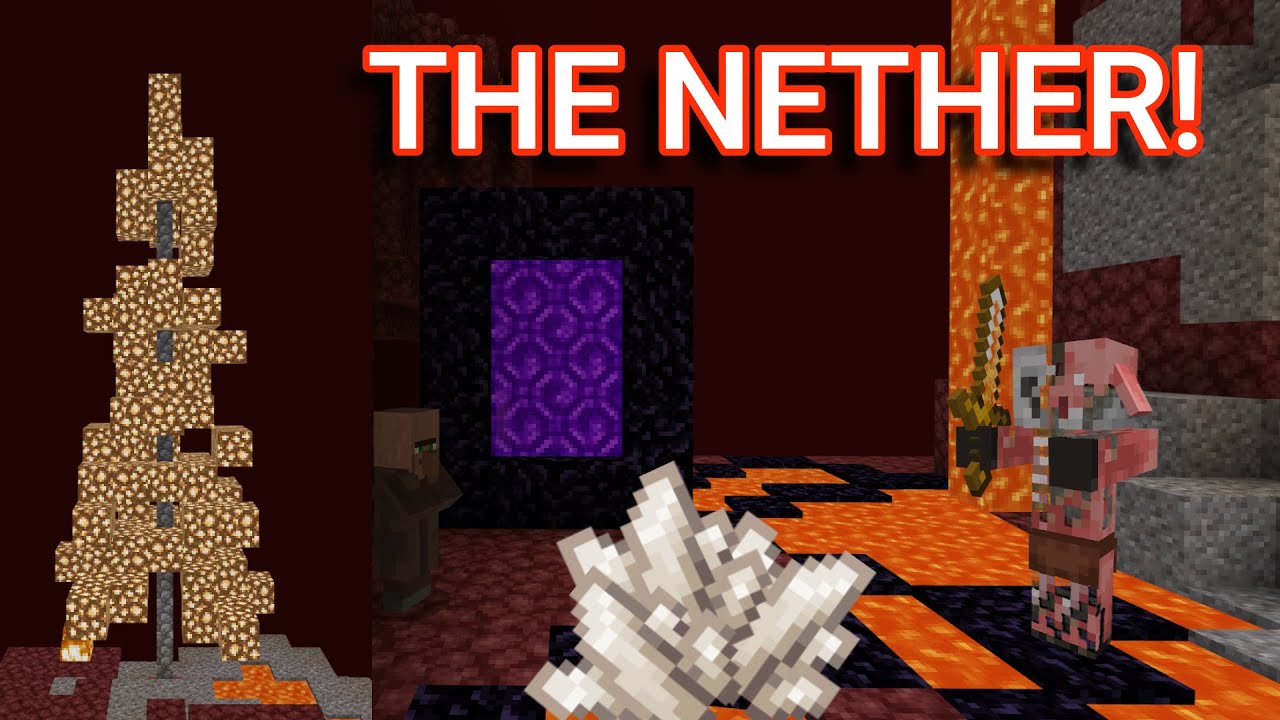 Going to The Nether! Cubecraft Skyblock Ep. 11 - YouTube