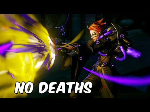 Moira NO DEATHS Gameplay | Overwatch | whutdaflash