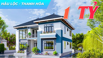 Mẫu Biệt Thự 2 Tầng Mái Nhật 1 TỶ Đẹp Không Tỳ Vết Do Kisato Thiết Kế Tại Hậu Lộc, Thanh Hóa