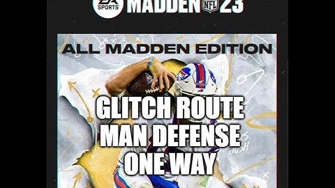 Madden 23 Glitches Cheats and Tips - Man Glitch Route - Man Blitz - One Way