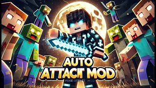 Minecraft Auto Attack Mod! 🗡️ Destroy Mobs