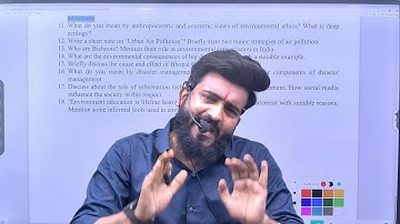 ENVS LEAKED PAPER 2025 EXAMS  CU EXAMS