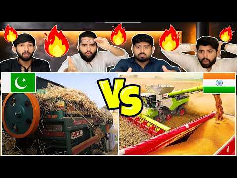 Reaction On Wheat Harvesting India Vs Pakistan | गेहूं | Pakistani Reaction🔥