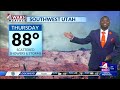 Cooler temperatures to end the week with thunderstorms likely