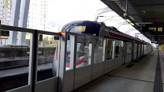 (久違街坊空載) MTR TML Phase 1 C-Train D419/D420 不載客駛經石門站2台