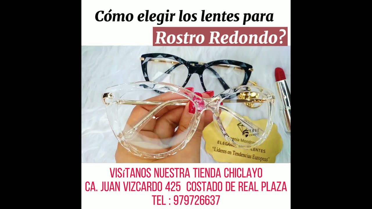 LOS PARA ROSTRO REDONDO /LENTES TENDENCIAS /LENTES ROSTRO REDONDO / - YouTube