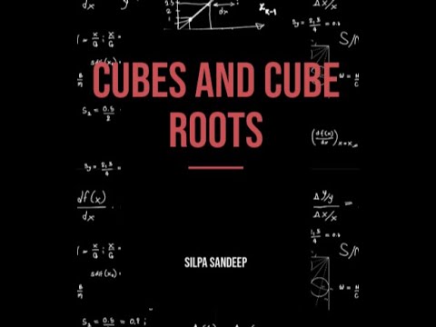 Cubes and Cube roots. - YouTube