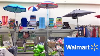 WALMART SUMMER OUTDOOR FURNITURE BEACH CHAIRS HOME DECOR SHOP WITH ME SHOPPING STORE WALK THROUGH 4K