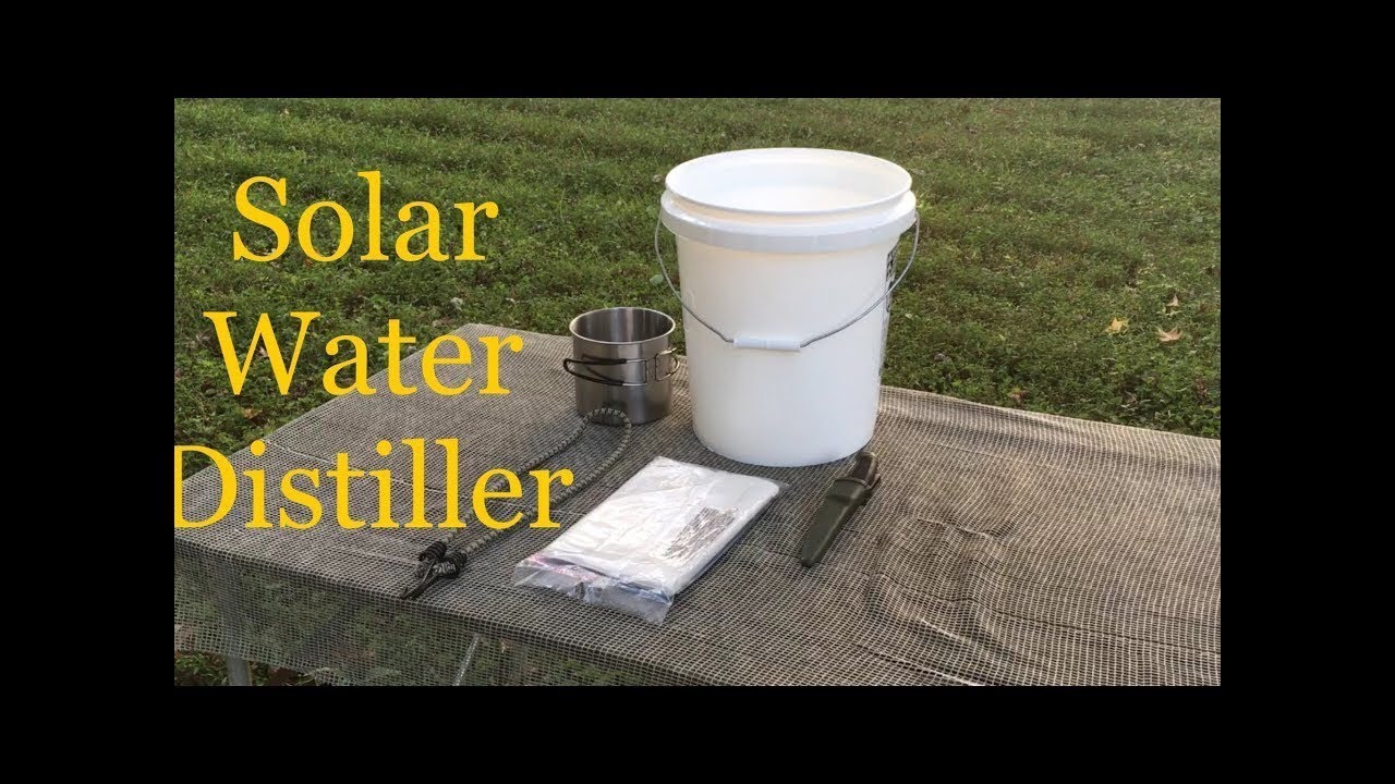 Bug Out Survival, Water Filtration, Purification, Distillation, & Desallination YouTube