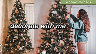 DECORATING MY CHRISTMAS TREE | white, gold, black & wood theme ✨ by Rachel Goor 142 views 1 year ago 12 minutes, 3 seconds
