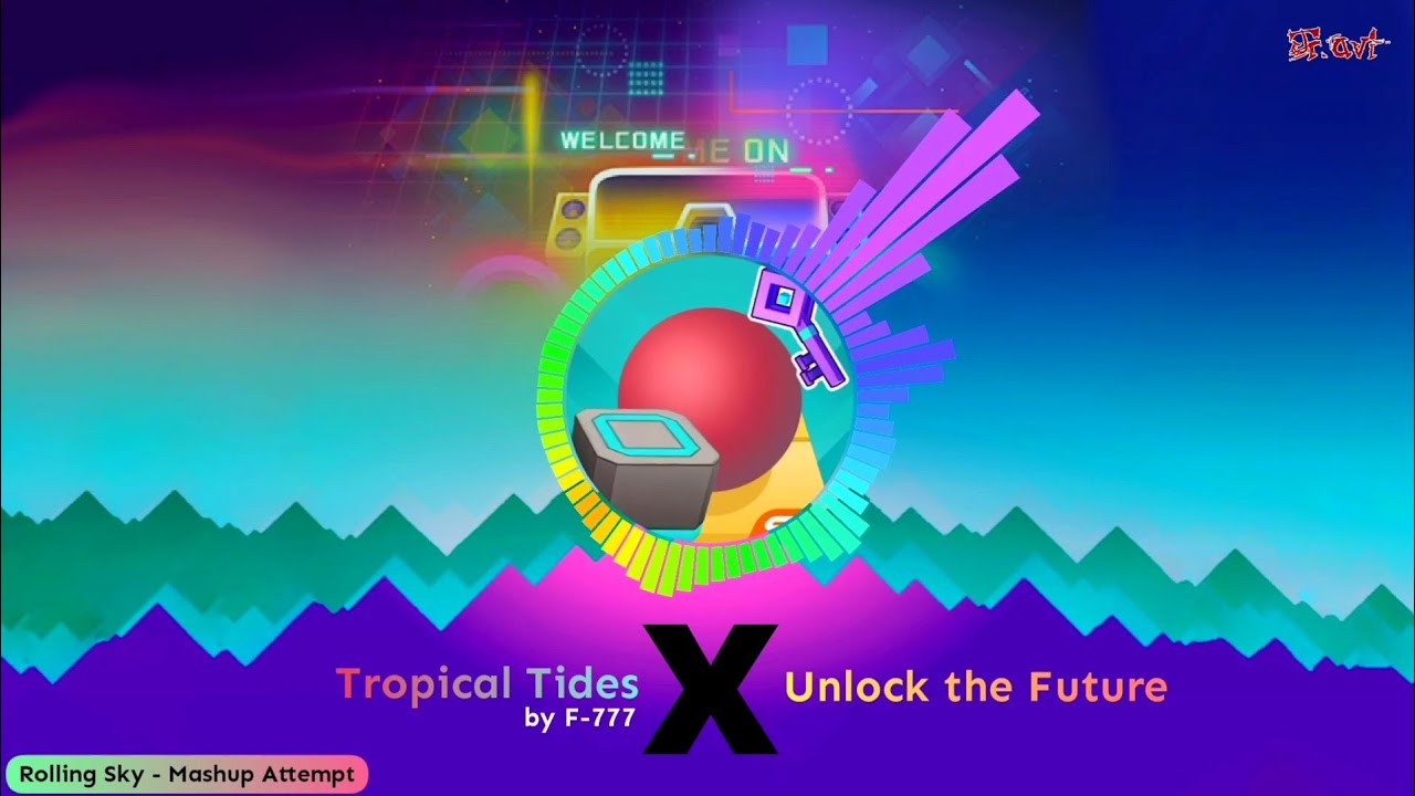 Rolling Sky - Tropical Future (Tropical Tides X Unlock the Future) [Music Mashup]