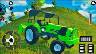 Dutz farm Tractor and rotaweter 🚜 Indian Tractor Simulator 2 🚜Tractor Driving Simulator Gameplay#195 screenshot 2