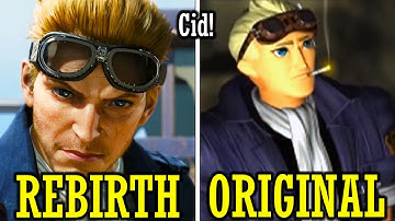 Final Fantasy 7 Rebirth Comparison vs. Original - Cid Highwind!