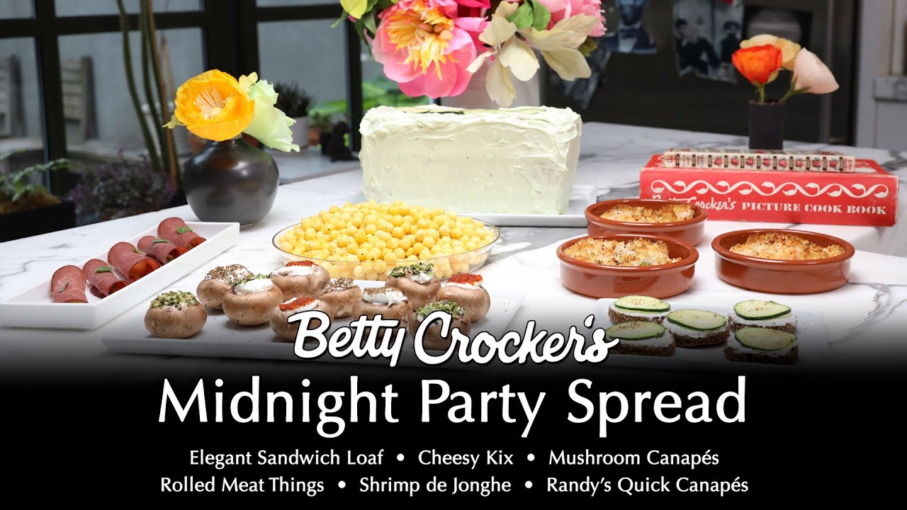 Betty Crocker Inspired Midnight Party Spread! ~ Dinner Party Tonight