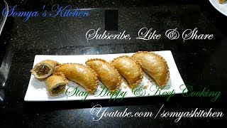 Gujia Recipe/Mawa and Dry Fruits Stuffed Gujiya/karanji/indian fast recipe timelapse #3