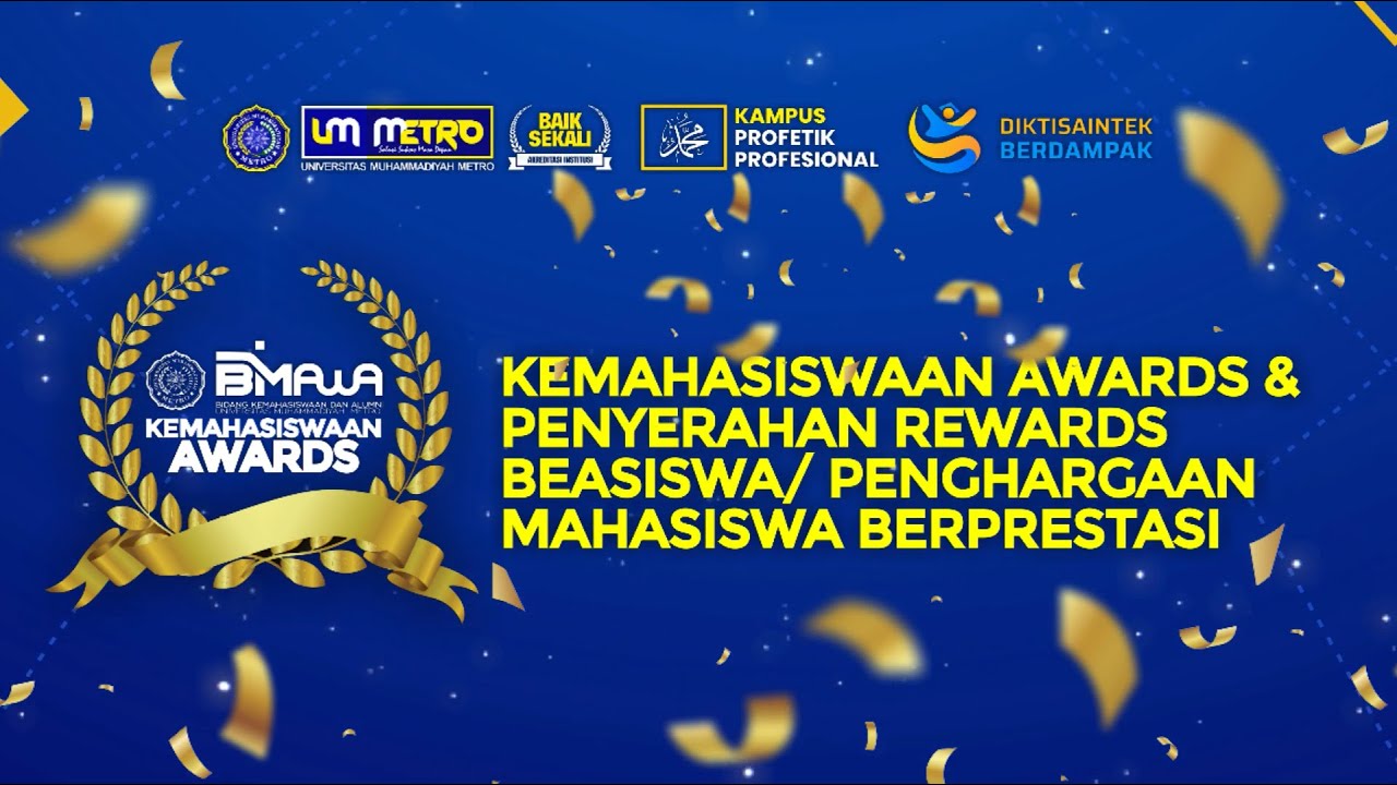 🔴[LIVE] Kemahasiswaan Awards & Penyerahan Rewards Beasiswa/Penghargaan Mahasiswa Berprestasi