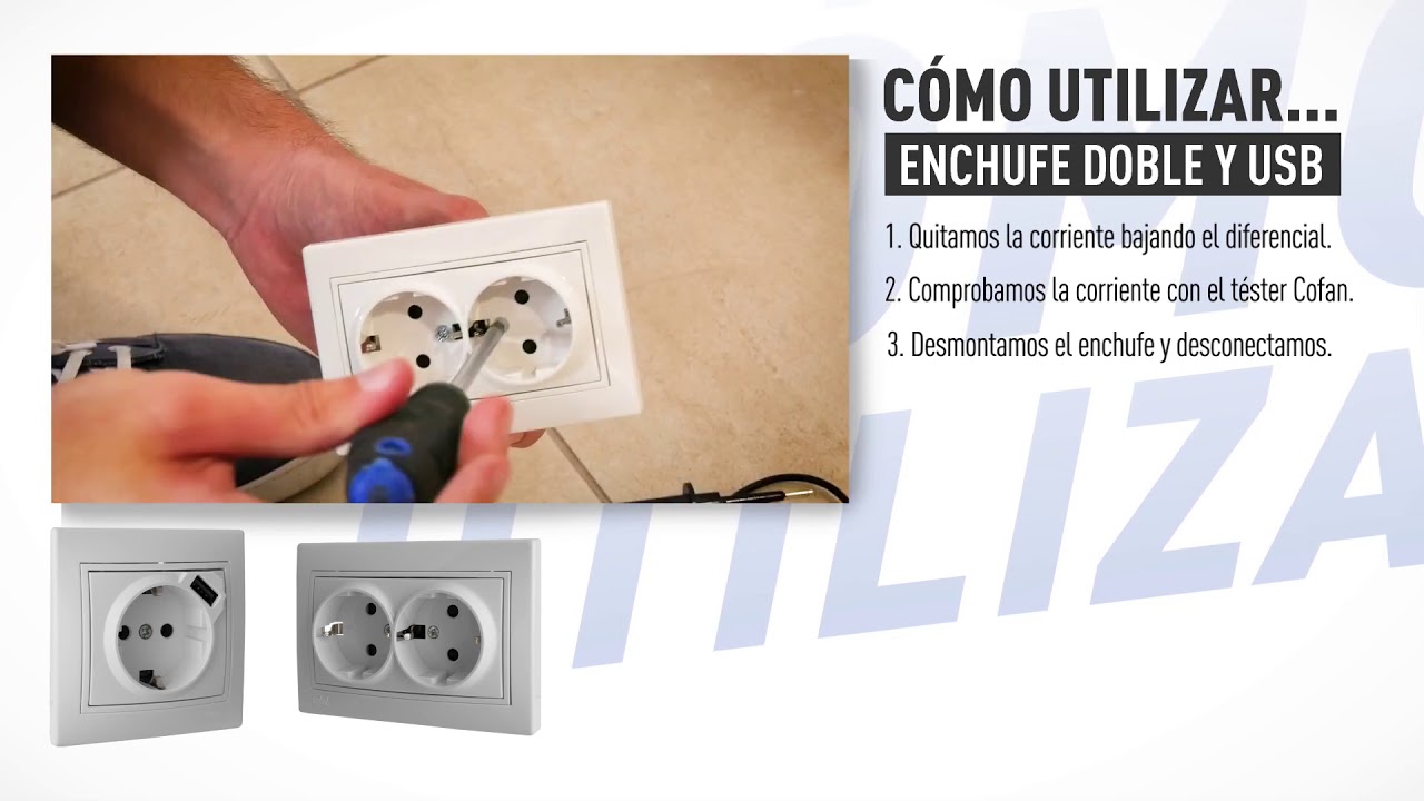 Como Cambiar Un Enchufe Simple Por Uno Doble