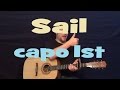 Sail (AWOLNATION) Easy Strum Guitar Lesson Chord How to Play Tutorial with Licks in Tab