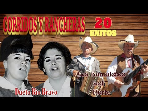 Los Ramaleros Del Norte y Dueto Rio Bravo Mix Para Pistear -- Polkas y Rancheras Viejitas
