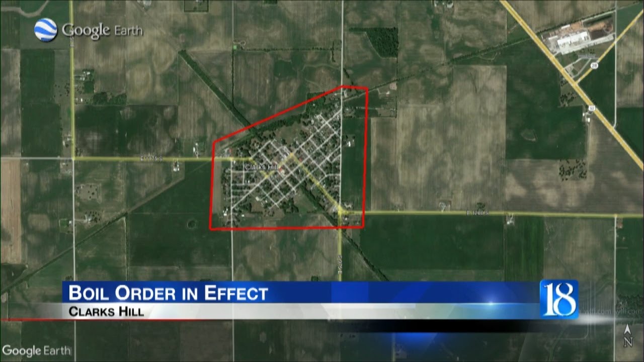 Boil order issued for Clarks Hill YouTube