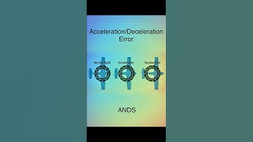 Acceleration / Deceleration Error
