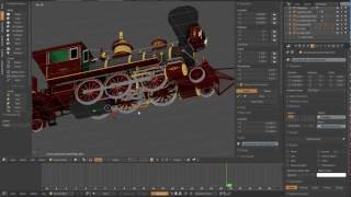 Blender Rigging Tutorial   Rigging a Train Part 4
