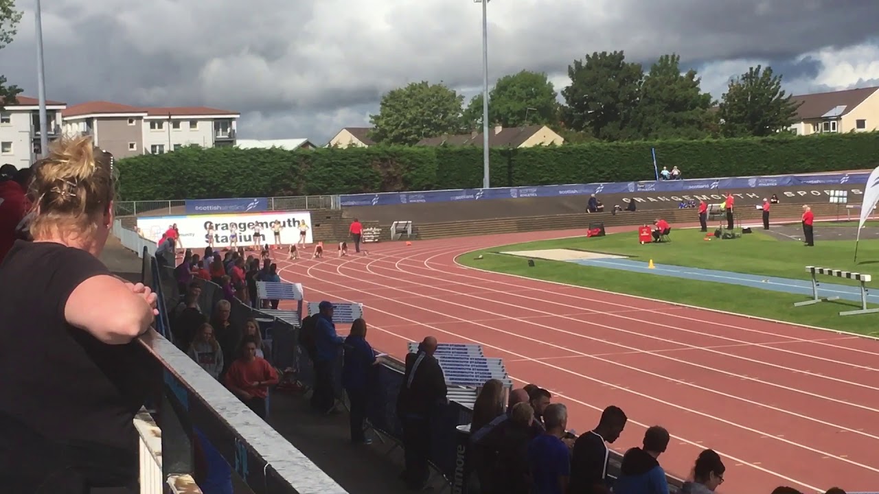 Scottish National Age Group Championships 2017 U17W 100m Heat