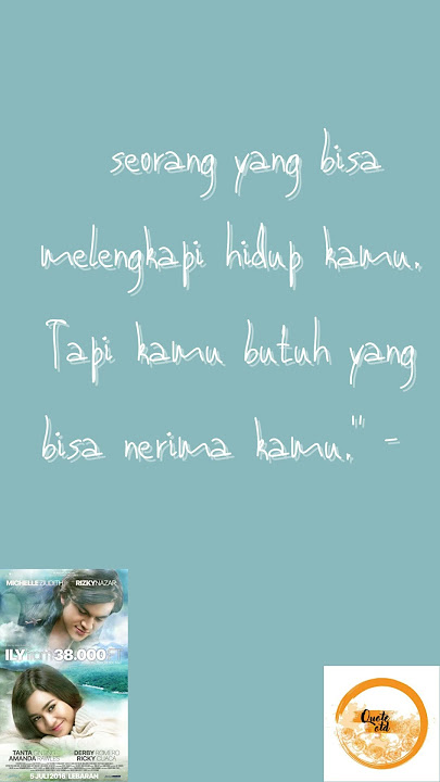 Quote ILY from 38 000 Feet / Short Quote / Short Quote Film