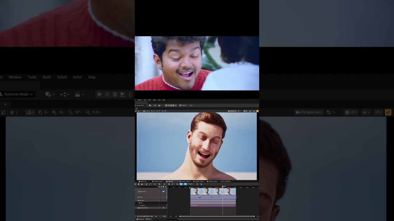 Facial Animation Test with MetaHuman Animator in Unreal Engine 5.6 🤯 #motioncapture #unrealengine