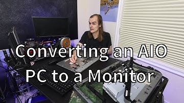 Converting an AIO PC to a Monitor