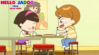 Minji Đi Ăn Bánh Gạo Cay Với Yunseok - Xin Chào Jadoo - Hoạt Hình Hello Jadoo Được Yêu Thích Nhất