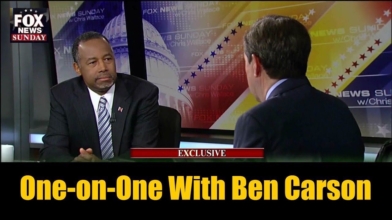one on one with ben carson fox news sunday youtube