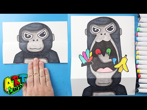 How To Draw Gorilla Tag - Art For Kids Hub 