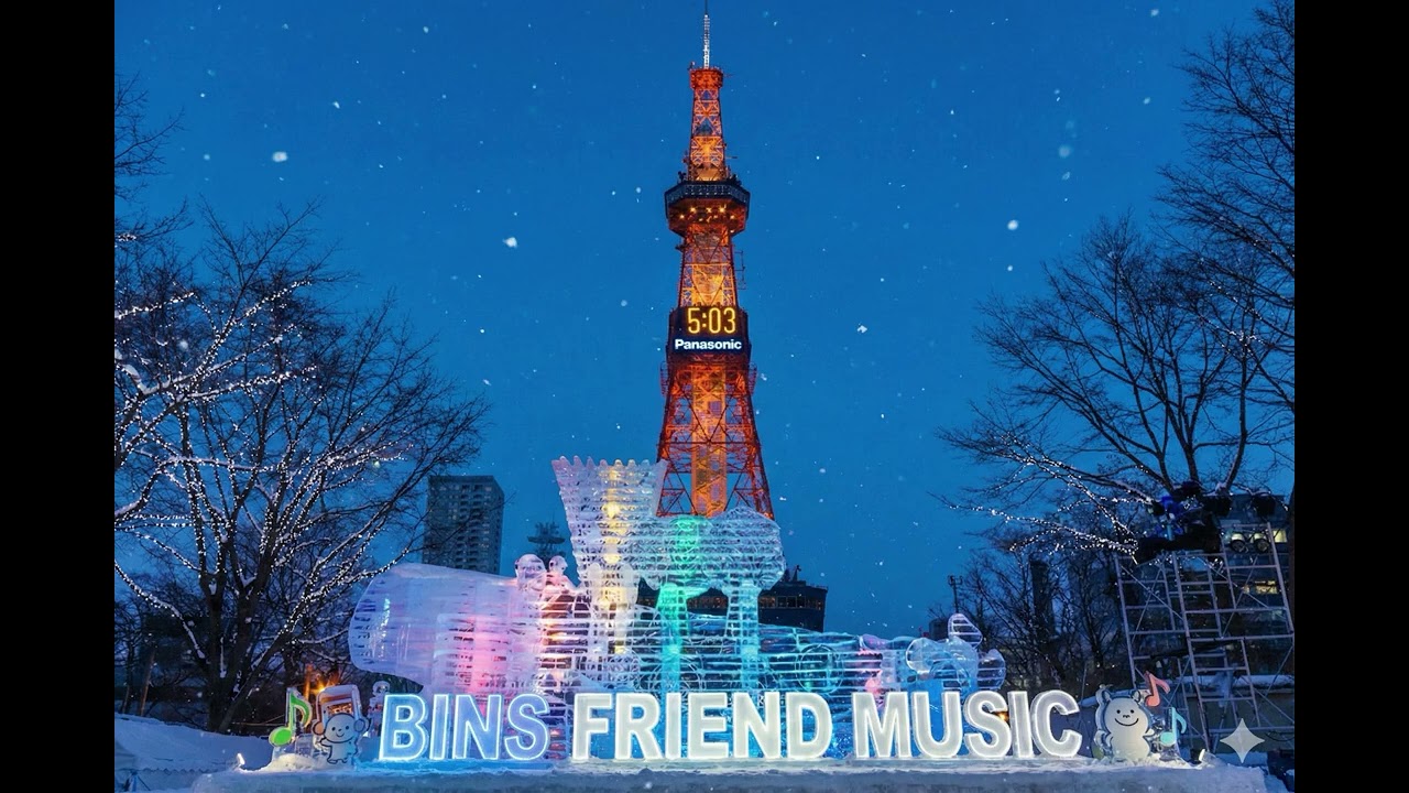 [Bins J-POP Playlist] 삿포로의 겨울을 담다 ❄️ | 눈 내리는 밤, 마음을 녹이는 감성 J-POP 모음 / Sapporo 帰り道 & 雪の便り 