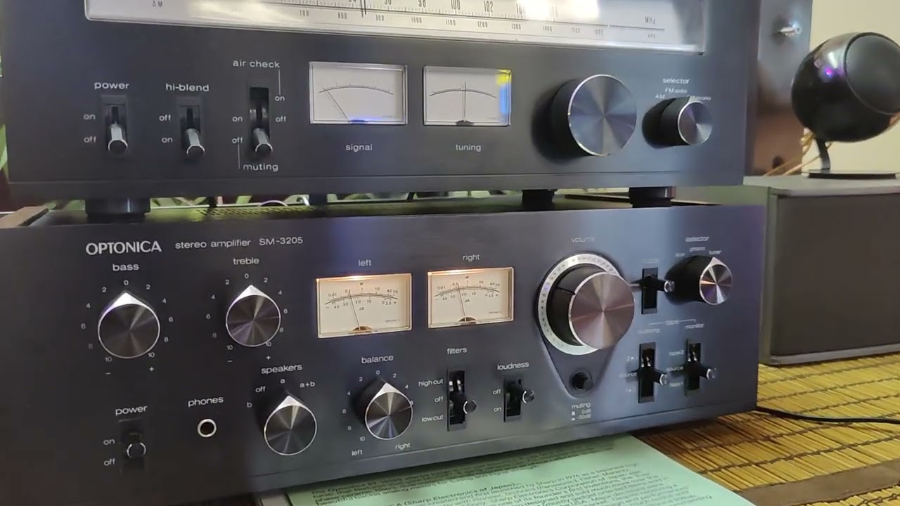 ■OPTONICA シャープ ST‐1030B ビンテージステレオチューナー □OPTONICA シャープ ST‐1030B ビンテージステレオチューナー