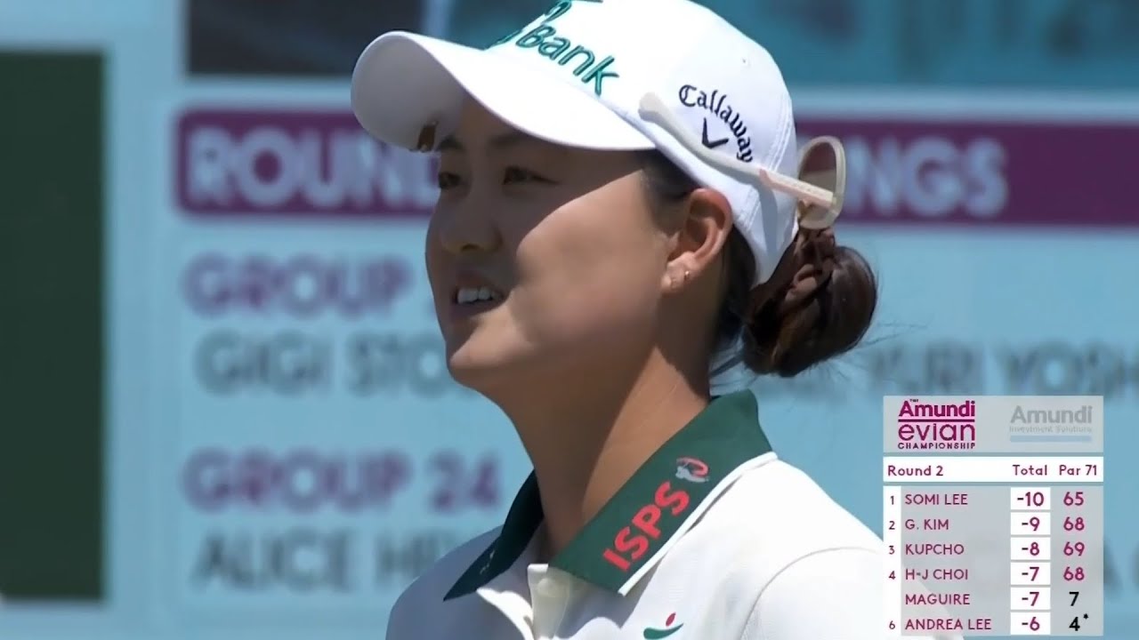 Minjee Lee and Andrea Lee 2025 Evian Round 2