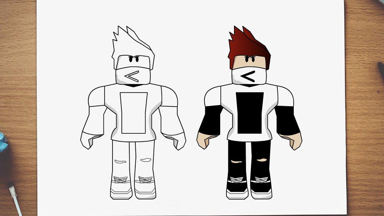 drawing ur roblox avatar - roblox players! - Everskies