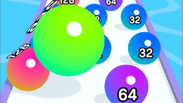 MAX LEVEL Ball Run 2048 🏀 - All Levels Gameplay Android, iOS