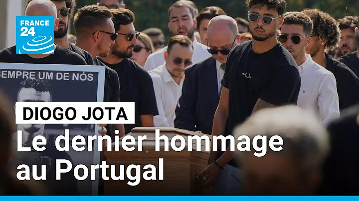 Dernier hommage au footballer Diogo Jota et son frère : les obsèques au Portugal • FRANCE 24