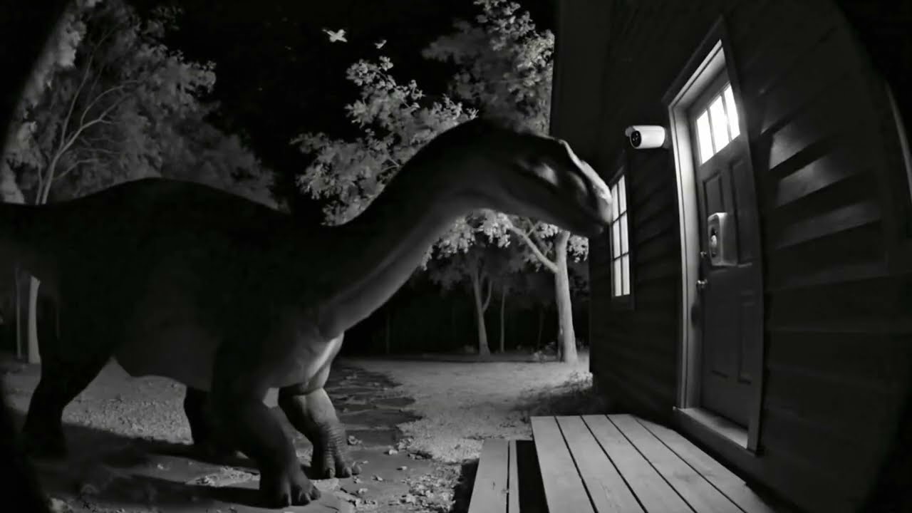 What if Dinosaurs Rang Your Doorbell?  🤣🦖🚪🧹 