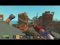 Нашли заброшенный город в Scrap Mechanic