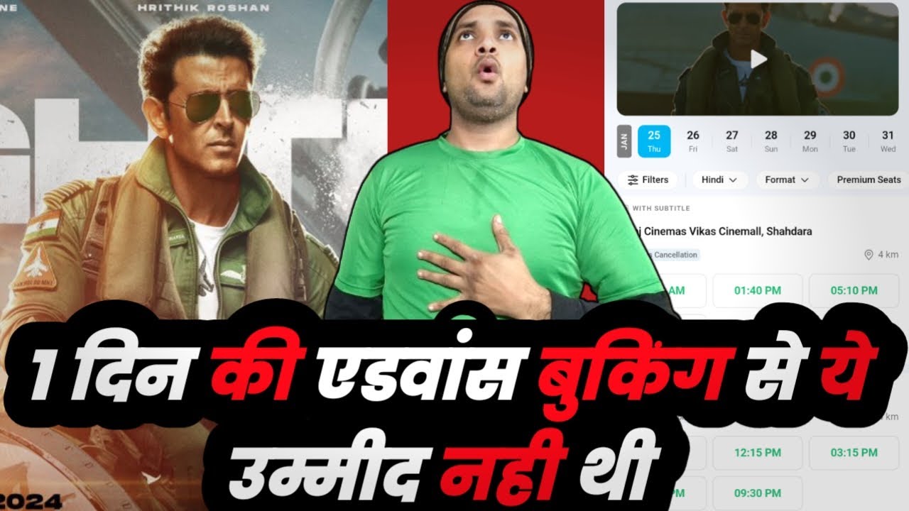 Fighter Day 1 Advance Booking Report 1 | Fighter Day 1 Overseas Advance Booking Report | Hrithik