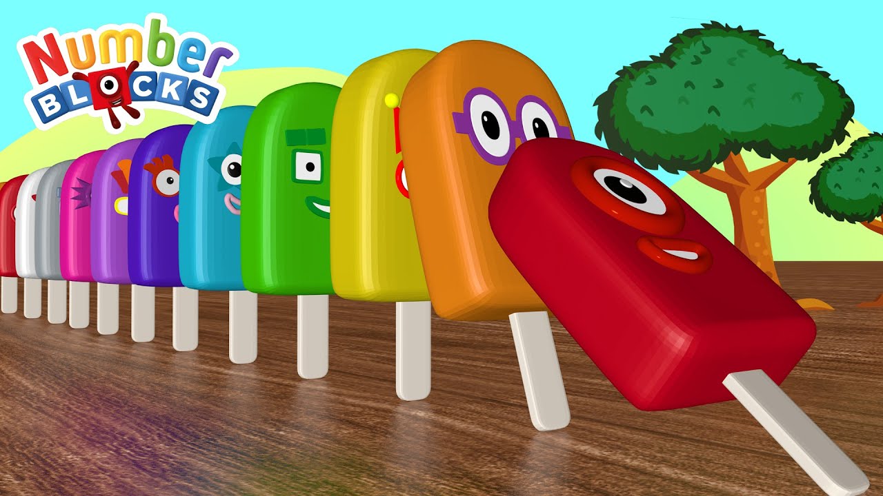 Counting Numberblocks on Ice Cream | Learn Numbers 1 to 100 for Kids ...