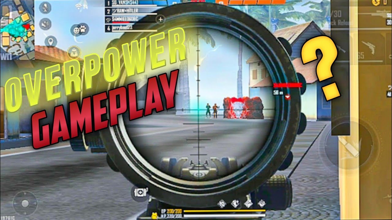 🔥🔥OVERPOWER GAMEPLAY VIDEO FREE FIRE CLASH SQUAD BY NARZOO GAMER 