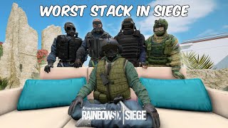 I MADE THE WORST STACK IN SIEGE